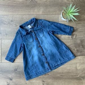 Baby Girls Denim Dress (6-12M)